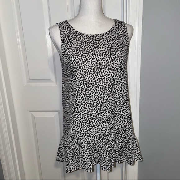 NWT Express Ruffled Bottom Tank - Picture 1 of 7